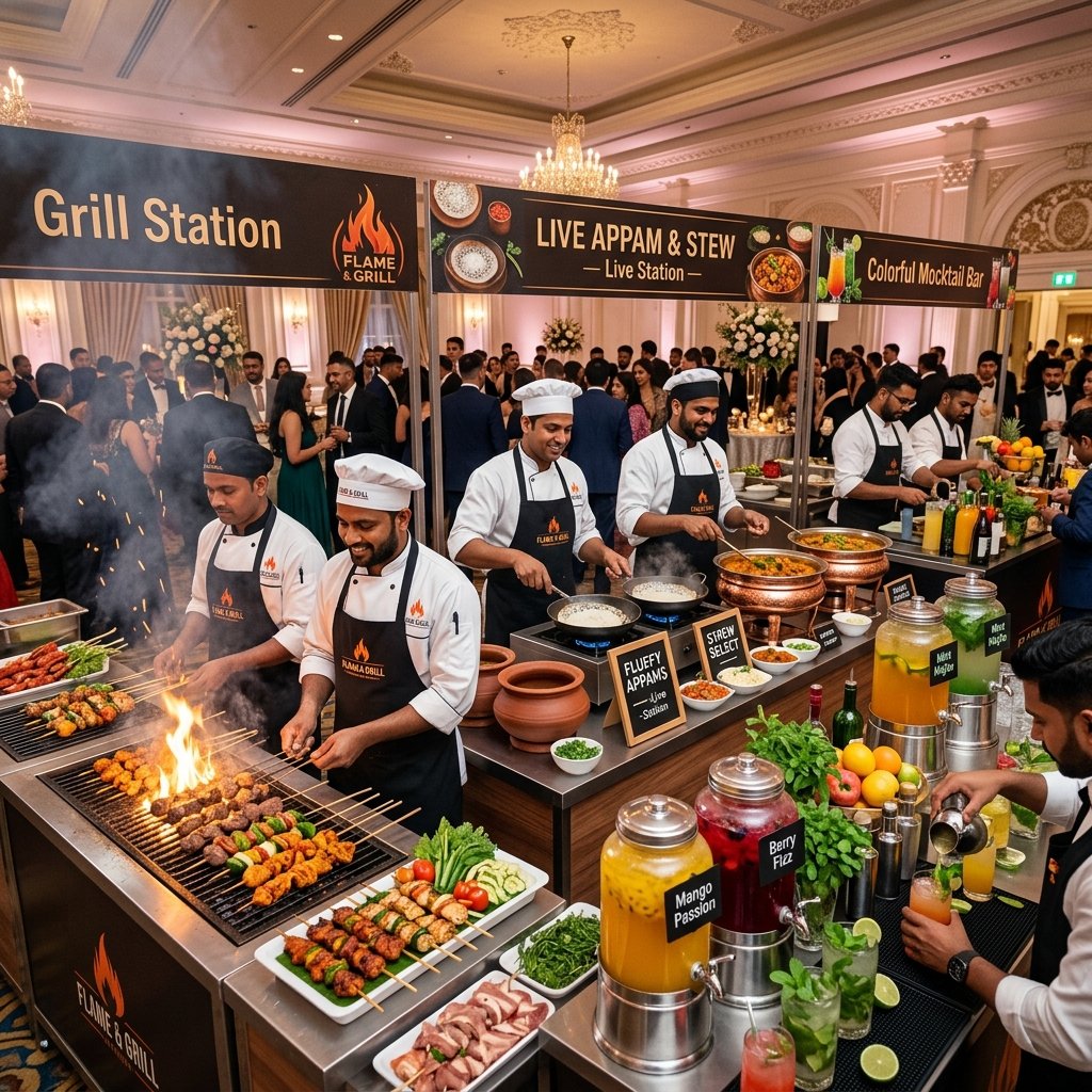 Live BBQ & Appam Counter